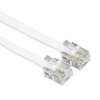 Кабель телефонный 6p4c (m-m), 6.0 м, белый, Hama     [ObT] (H-44490)