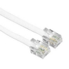 Кабель телефонный 6p4c (m-m), 15.0 м, белый, Hama     [ObT] (H-44492)