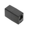 Адаптер телефонный 6p4c (f-f) удлинительный, черный, Hama     [ObT] (H-44854)