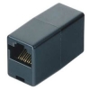 Адаптер ISDN 8p8c (f-f) удлинительный, для соединения двух патч-кордов, черный, Hama     [ObT] (H-44890)