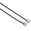 Кабель телефонный 6p4c (m-m),  10 м, черный, Hama     [ObT] (H-44931)