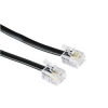 Кабель телефонный 6p4c (m-m), 15.0 м, черный, Hama     [ObT] (H-44932)