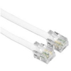 Кабель телефонный 6p4c (m-m),  3 м, белый, Hama     [ObT] (H-44935)
