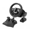 Руль Genius TwinWheel 900FF, для PC, PlayStation3, педали, обратная связь, вибрация, 270-900 град оборот, 13 кнопок, D-pad (GJ-TwinWheel 900FF)