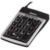 Клавиатура цифровая SK120, тонкая, USB 2.0, черный/серебристый, Hama     [ObN] (H-52215)