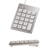 Цифровая клавиатура для MAC, USB, тонкая, серебристый, Hama     [ObQ] (H-53224)