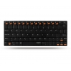 Клавиатура RAPOO E6300 черная сверхтонкая беспроводная Bluetoth 3.0  для iPad с основой из нержавеющей стали (RP_E6300_Bl)