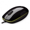 Мышь Logitech LS1 Laser Mouse Grape-Acid Flash / черная с зеленым лазерная проводная (910-000863)