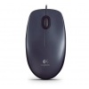 Мышь Logitech M100 Dark Mouse серая оптическая проводная USB (910-001604)