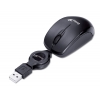 Мышь Genius Micro Traveler B, оптическая, 1200 dpi, USB, 3 кнопки, регулируемый по длине провод, black, Blister (GM-Micro Trav B)