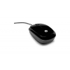 Мышь USB оптическая проводная мобильная НР, 1000 dpi optical sensor, 3-button – right, left, and wheel, Win XP/Vista/7, черная (XQ500AA) (HP-XQ500AA)