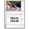 Файлы для фотографий A4, 10х15/13х18 4 фото горизонтально, 10 шт., белый, Hama     [OpF] (H-9788)