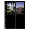 Файлы для фотографий A4, 9x13/10x15 8 фото вертикально, 10 шт., чёрный, Hama     [OsF] (H-9797)