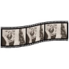 Фоторамка Filmstrip, для 3х фото 9х13см, выпуклая горизонтальная, акрил, рисунок кадры, Hama     [OpF] (H-65063)