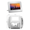 Цифровая рамка для фотографий Transcend 705 7", 0GB, белая (TR DPF705 Wht)