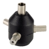 Адаптер-тройник для подключения вспышки 1 PC plug - 3 PC sockets, Hama     [ObF] (H-6963)