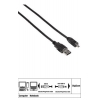 Кабель USB 2.0 A-mini B (4PMV2) (m-m), 1.8 м, черный, (для Fuji, Konica, Minolta), Hama     [ObF] (H-74200)