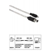 Кабель FireWire 4p/6p (m-m), 2 м, прозрачный, Hama     [ObF] (H-74206)