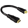 Адаптер HDMI, А (f)-mini С (m), позолоченные контакты, ***, черный, Hama     [ObF] (H-74238)