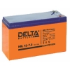 Свинцово-кислотный аккумулятор  Delta серии HRL 12-7.2 ( 7,2 A\ч, 12В) для источников бесперебойного питания. Срок службы 10 лет. (HRL-12-7.2)