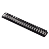 Пружина Hama пластиковая овальная, 45 мм, 21 отверстие, A4, 25 шт., черный, Hama     [OxI] (H-52592)