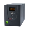Линейно-интерактивный ИБП(line-interactive).Мощн-1500VA/900W, GreenPower,диап напряжен-165Vac-270Vac,батарея 12V/8,5AH*2, 4 евророзетки,LCD display. Ц (CyberPower V1500ELCD)