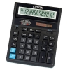 Калькулятор настольный Citizen SDC-888TII, 12 разрядов, двойное питание, корректировка, 2 памяти, черный , размер 205х159х27 мм (citSDC-888T)
