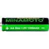 Аккумулятор MINAMOTO (1.2V,1300MAH) NIMH, SIZE "AA"
