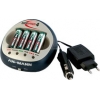 Зарядное уст-во ANSMANN DIGISPEED4 <5707033> (NIMH/NICD, AA/AAA) +4шт. аккум.+авто. адаптер