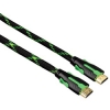 Кабель HDMI 1.4 (m-m) для Xbox 360, 2.0 м, позолоченные контакты, 4Kx2K, 10.2Гбит/с, HEC, ***, черный/зеленый, Hama     [ObO] (H-51777)