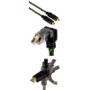 Кабель HDMI 1.4 (m-m) для Xbox 360, 2.0 м, вращающиеся позолоченные контакты, 4Kx2K, 10.2Гбит/с, HEC, ***, черный/зеленый, Hama     [ObO] (H-51779)