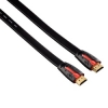 Кабель HDMI 1.4 (m-m) для PS3, плоский, 2.0 м, позолоченные контакты, 4Kx2K, 10.2Гбит/с, HEC, ***, черный/ красный, Hama     [ObO] (H-51871)