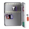 Ящик для ключей Key Boxes, 20 ключей, 20х16х8 см, сталь, серый, Alco (890)