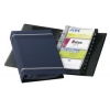 Визитница на 200 карт Durable, PVC, темно-серая с серебряным (-2385-58)