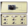 Data switch 2/1 ручной (клавиатураPS/2+мышьPS/2+VGA15pin) VKM2-2