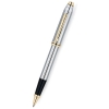 Ручка-роллер Cross Townsend Medalist, цвет: Chrome/23Ct Gold Plated (505)