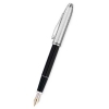 Перьевая ручка Cross Townsend Tango, цвет: Black Lacquer/Engraved Rhodium Plated, перо: F > (AT0046-7FD)