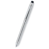 Шариковая ручка двухцветная (красный и черный стержни), механический карандаш 0.5 мм и стилус Cross Tech3+, цвет: Chrome (AT0090-1)