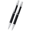 Набор Cross Nile: шариковая ручка и механический карандаш 0.7 мм, цвет: Satin Black (только b2b) (AT0381G-7)