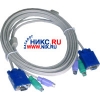 Кабель для переключателей Defender (2xPS/2M+VGA15M-> 2xPS/2M+VGA15F) 3м <BB318-10>