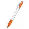 Шариковая ручка HATTRIX BASIC SENATOR, бело-оранжевая, цвет чернил синий (-S2177w/or)