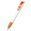 Шариковая ручка HATTRIX SOFT SENATOR, бело-оранжевая, цвет чернил синий (-S2178w/or)