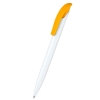Шариковая ручка СHALLENGER BASIC SENATOR белый корпус желтый клип (-S2416w/yel)