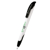 Шариковая ручка СHALLENGER SOFT SENATOR, белый корп / черный клип (-S2417black)