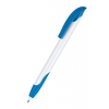 Шариковая ручка СHALLENGER SOFT SENATOR, белый корп / синий клип (-S2417blu)