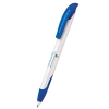 Шариковая ручка СHALLENGER SOFT SENATOR, белый корп / голубой клип (-S2417lblu)