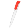 Шариковая ручка Skeye Basic, белый корпус/красный клип (-S2734w/red)