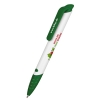 Шариковая ручка Akzento Basic  SENATOR, белый корп/зеленый клип (-S2762w/gr)