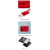 Швейцарская карта SwissCard QUATTRO, Ruby translucent/ полупрозрачная красная (шт.) 0.7200.T
