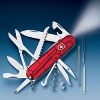 Офицерский нож HUTSMAN LITE 91 мм. / полупрозрачный красный (шт.) 1.7915.T